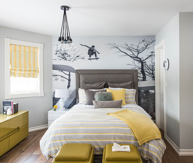 Pantone Illuminating | Yellow Boys Bedroom