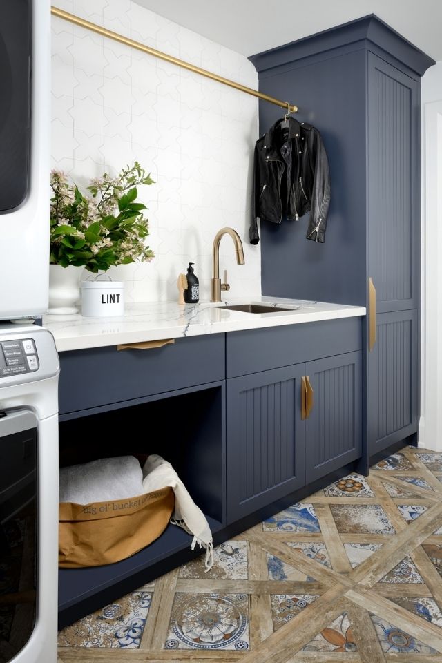 Laundry Room by Michelle Berwick, Photography by Larry Arnal