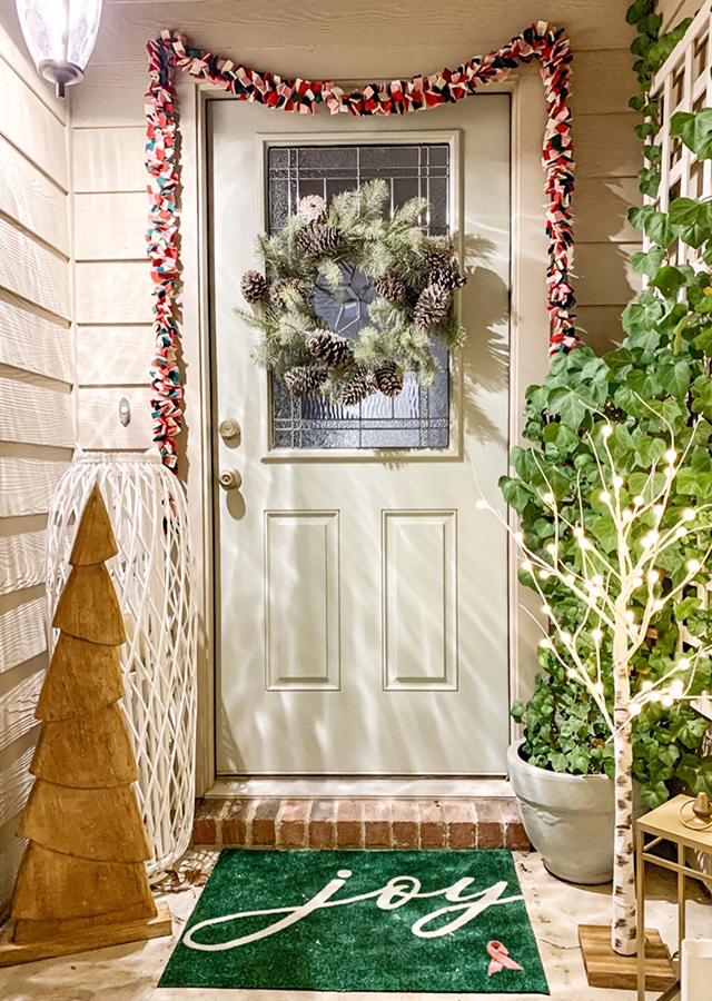 A House with Books | Holiday Decor for Front Porch